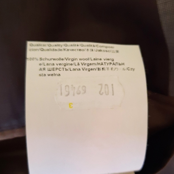 Hugo boss vtg USA virgin wool sport coat jacket sz 42 long - Picture 2 of 7